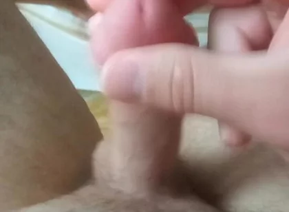 POV handjob