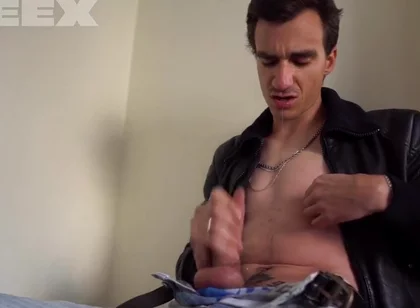 Smoking,sneaker,sniffing,pissing,leather jacket boy jerking