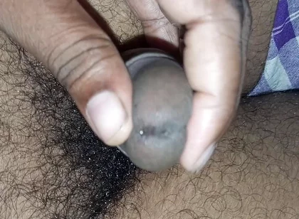 Desi Aunty Licking Cock Masterbation with Condom
