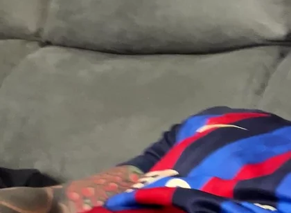 Handsome Spaniard Jerks off in the Barça Shirt