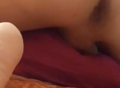 Dry Humping Bed, Smooth Twink Fucks Pillow, Cums in Fleshlight, with Loud Moanings