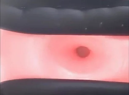 Exercise donut ball pumped