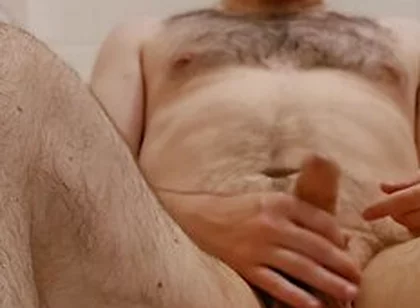 Amateur Guy Uses His Balls, His Cock Ring, And His Spit To Go From Soft To Cumming