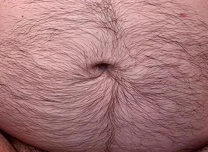 Hairy Bear Ass Spread, Spit, Precum and Sperm