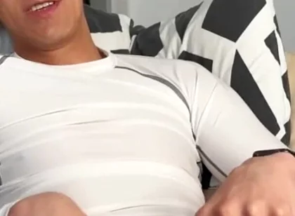 From Youtube Live to Full Load - Leo Latte in Thong & Cock Ring