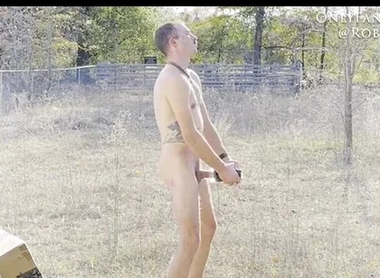 I Decided to Take My Fleshlight Out to the Backyard and Have Some Fun! Enjoy!