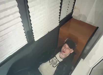 Leather Biker Piss on Leather Scally Chav Guy