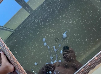 Cum on the Table Before Airbnb Checkout