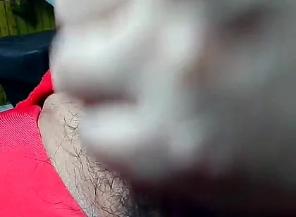 This Young Man Hasn't Masturbated for a Long Time, and Finally His Cock Cums a Lot of Sperm