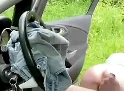 Hot Car Fun With Two Guys