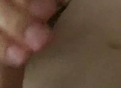 Twink Jerks off in His Bed and Cum on His Stomach