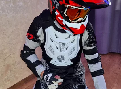 I Put on My Boyfriend's Mxgear, Cum Twice