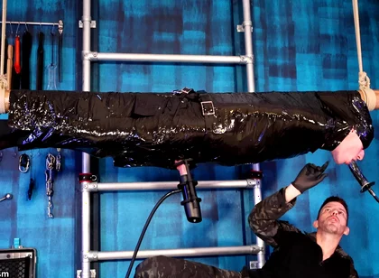 Suspended, Milked and Throat Fucked in Bondage 4K