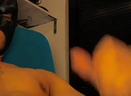 Masturbating in the Room of a Well-endowed, Horny Guy
