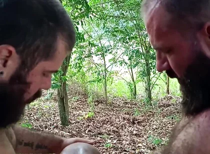 Two Stepbrothers Outdoor Hookup