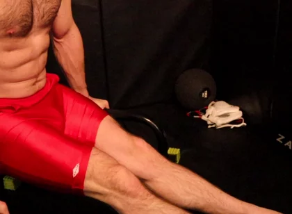 Wrestler Coregasm in Singlet