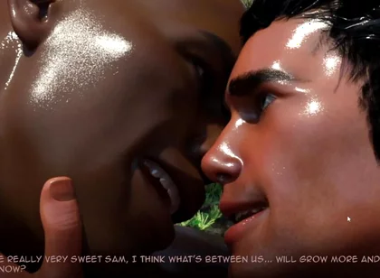 Horny Muscular Black Guy Fucking My Mouth Filled with Cum