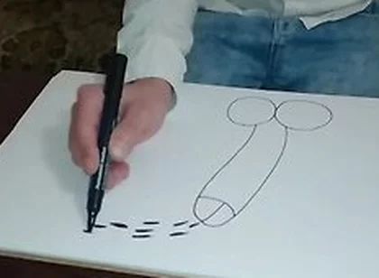 Stepdad Catches Stepson Drawing A Penis And Makes Him Ride His Thick Cock Bareback