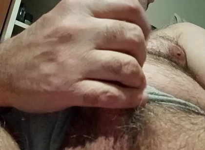 I Cum Like a Pig with Cock and Balls in the Foreground for Adriano My Follower!