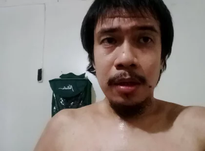 Kneeling Down Masturbation