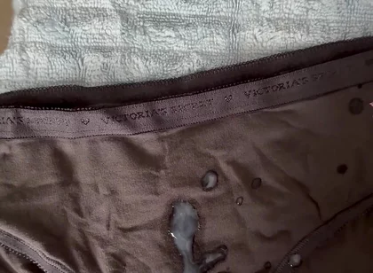 Cum on Wife’s Panties 20