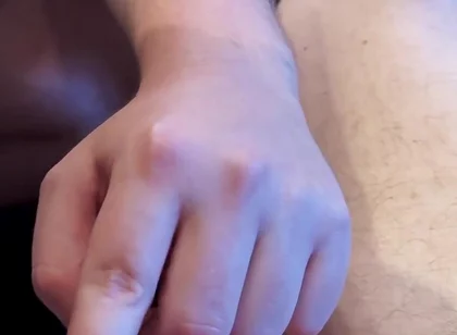 A Friend Plays with My Little Foreskin Cock