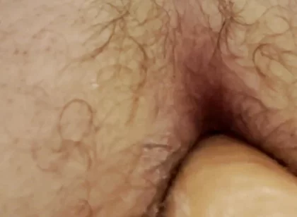 Playing with Stepdaddy's Ass