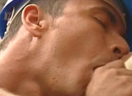 I Am a Young Hunk Who Gets Pounded Anal by Two Hung Studs in an Outdoor Trio and Takes Cum
