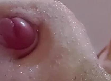 Covered in Foam - My Intense Bathroom Solo Finish