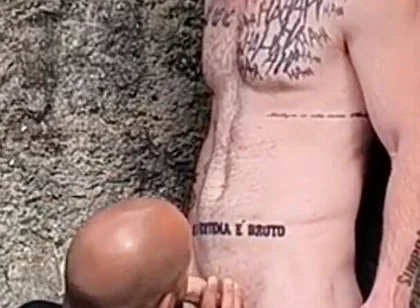 Backyard Blowjob.
