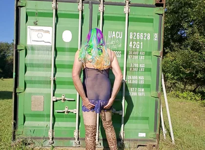 Crossdresser Outside Masturbation Sessions