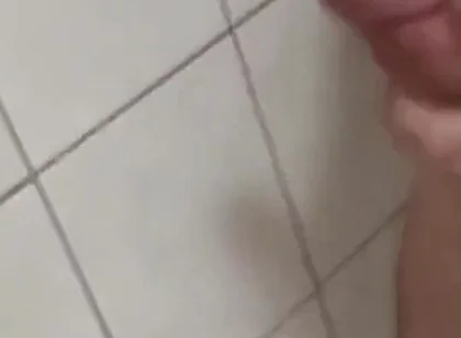 Sneaky German Cuming in Shower at Friends House