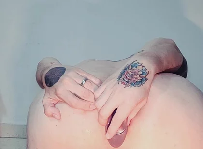Fist Fuck, Hollow Plug and Huge Dildo