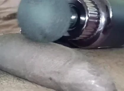 Solo Masterbating with BDSM Toy