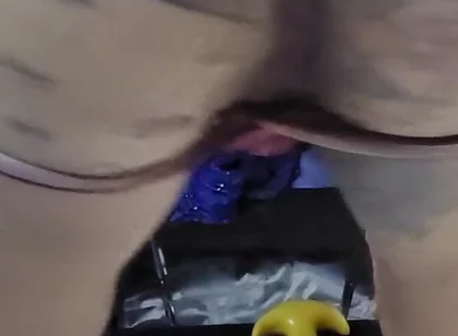 Butt slut ryan743 bounces on big dildo