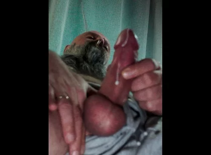 Big Uncut Cock Close up