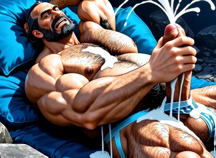 Big Cock Solo Masturbation