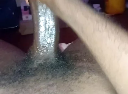 Stroking My Big Monster Cock