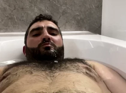 How most of my baths end up