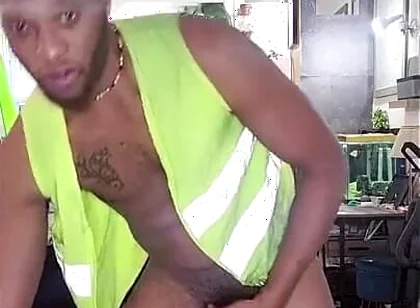 After Work Jerk! Kennie Jai Shoots Big Load for You!