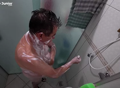 Stepdaddy Taking a Shower