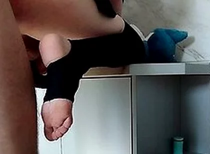 I Was Waiting For My Girlfriend, But A Friend Came Over And I Had To Fuck Him