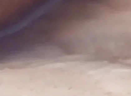 Daddy Exhausted in Close up of Cum.