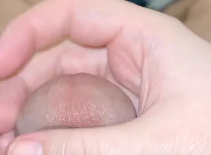 Guy on the Bed Really Wants to Cum