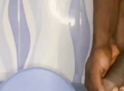 12inch Huge African Cock Getting Erected Takes Morning Piss
