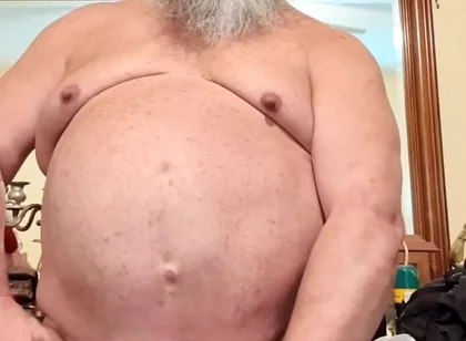 Big Bellied Stepdaddy Shoots a Fresh Load for You