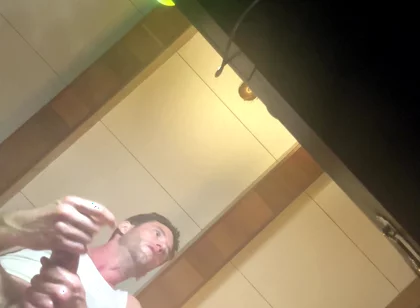 Clear View up at My Two Handed Jerk Motion