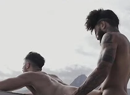 Andy Rodrigues Fucking Markin Wolf In A Rio Rooftop