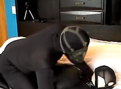 Black Masked Spandex Humps Masked Orca Dummy