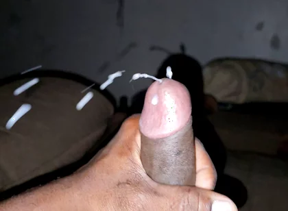 One Last Fap with My Uncut Black Mole Dick Before No Nut November